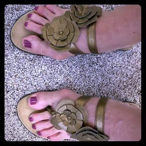 Gold Sandals